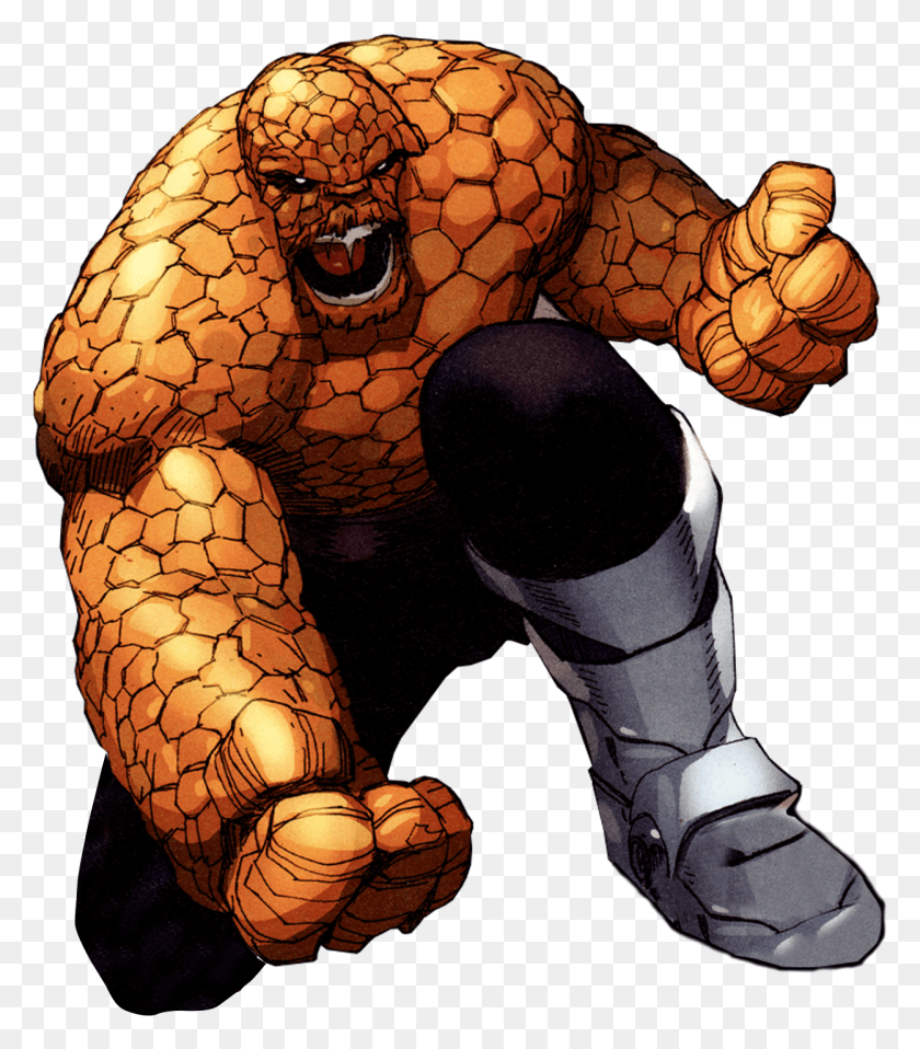 1249x1439 The Thing Marvel Thing Fantastic Four, Person, Human, Alien HD PNG Download