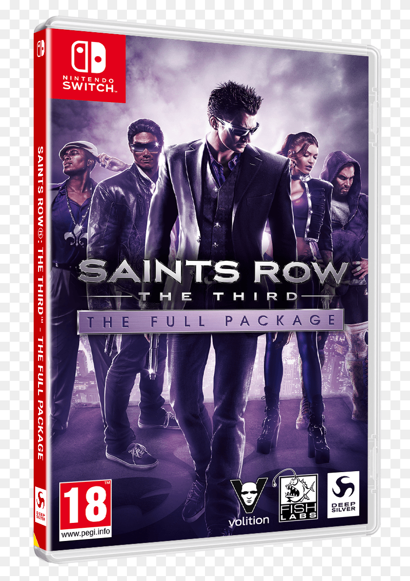 724x1130 The Third The Full Package Saints Row Nintendo Switch, Person, Human, Poster HD PNG Download