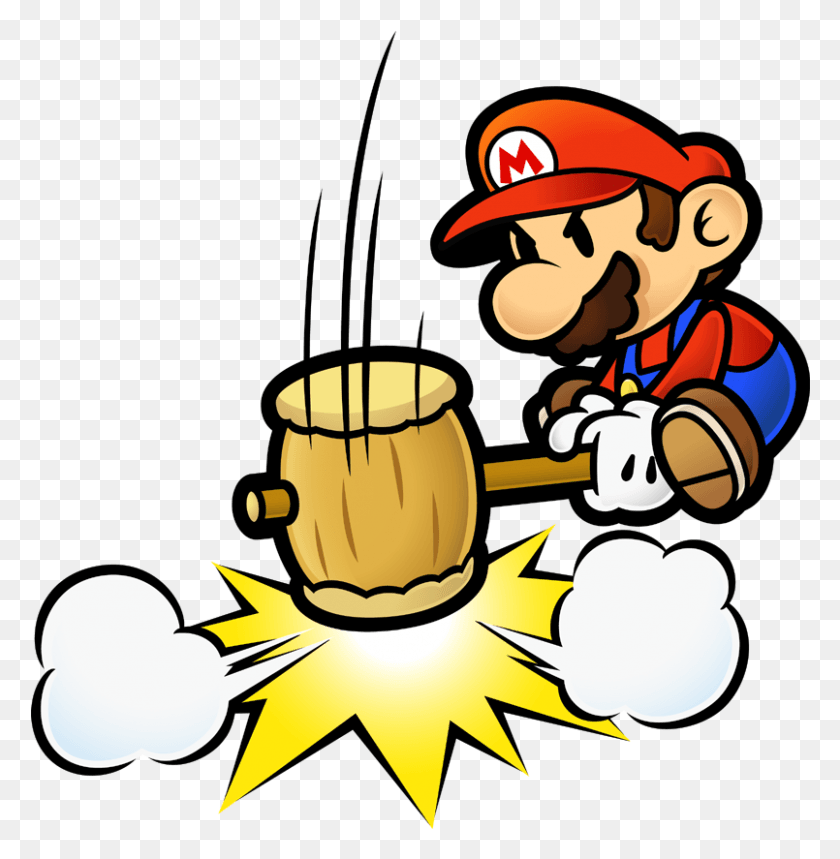 805x825 The Thousand Year Door Render Paper Mario Hammer, Coffee Cup, Cup, Outdoors HD PNG Download