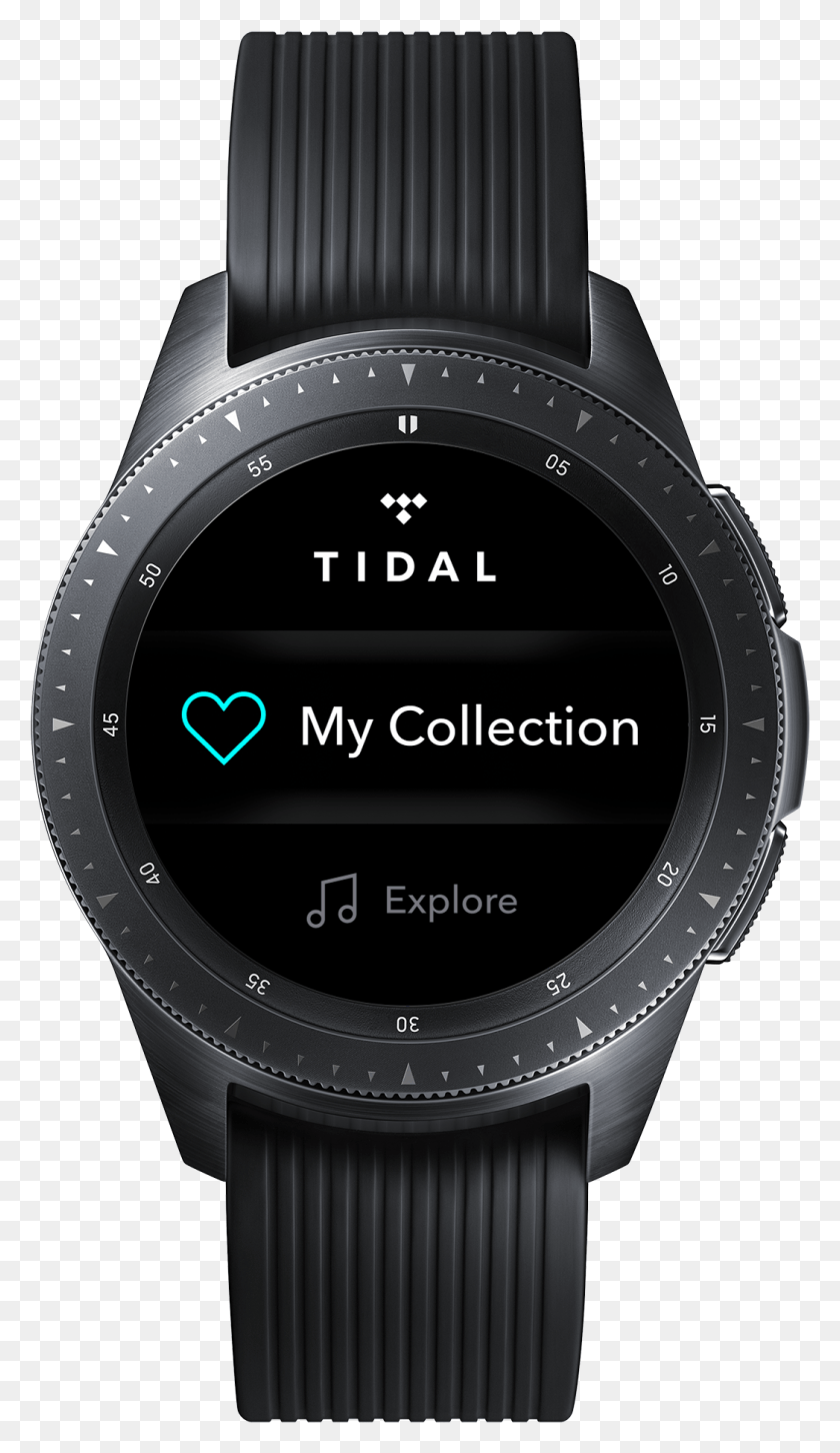 1047x1869 The Tidal App Is Now Available On Samsung Wearable, Wristwatch, Digital Watch HD PNG Download