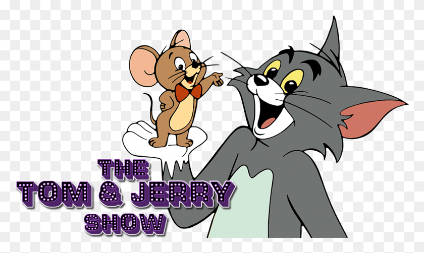 993x563 The Tom And Jerry Show Image Cartoon, Crowd, Poster, Advertisement HD PNG Download