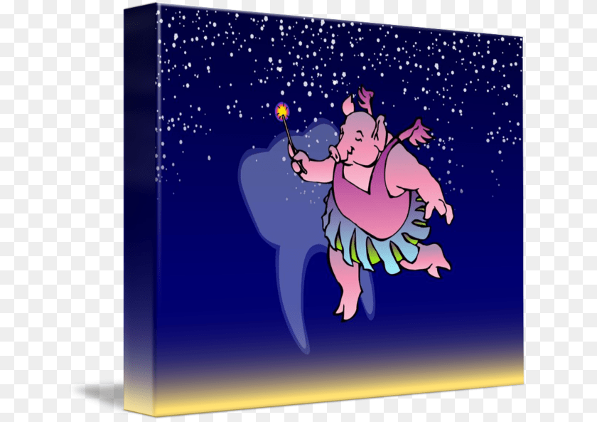 650x593 The Tooth Fairy Pig Cartoon, Baby, Person, Purple, Face Transparent PNG