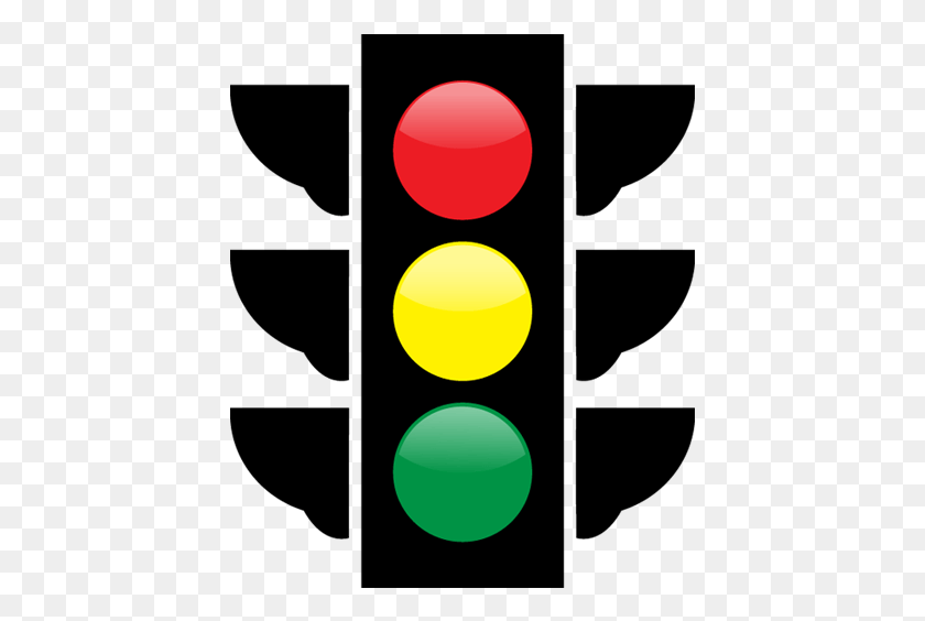 423x504 The Town Of Woodfin Manages A Municipal Street System Highway Traffic Light, Light HD PNG Download