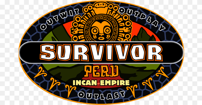 691x439 The Tribe Has Spoken Survivor Peru Logo, Emblem, Symbol, Architecture, Building PNG