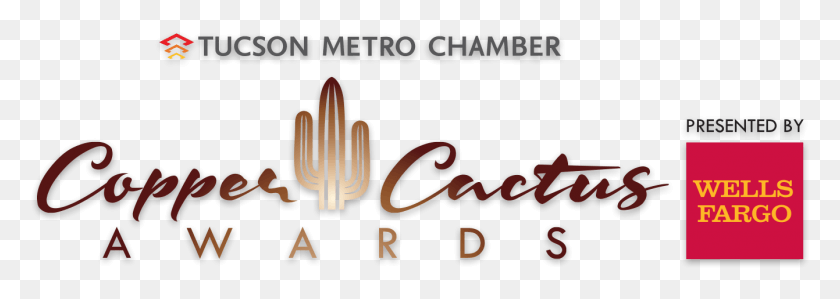 1341x412 The Tucson Metro Chamber Copper Cactus Awards Presented Wells Fargo, Text, Alphabet, Handwriting HD PNG Download