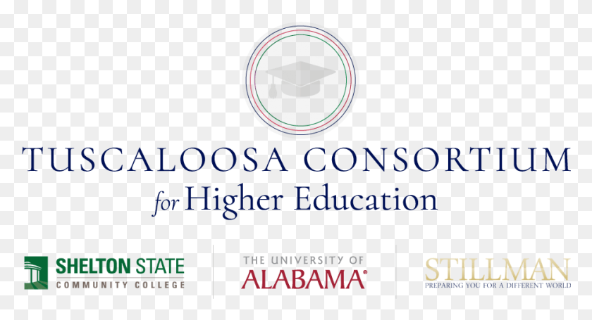 932x473 The Tuscaloosa Consortium For Higher Education Logo University Of Alabama, Text, Symbol, Word HD PNG Download