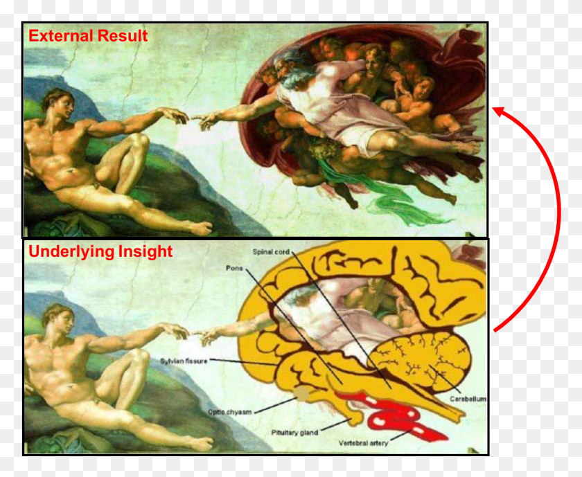 1237x998 The Underlying Insight Drives The External Results Creation Of Adam Painted By Michelangelo, Lobster, Seafood, Sea Life HD PNG Download
