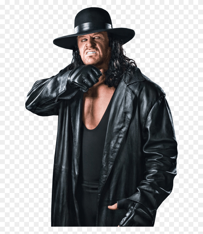 632x910 Descargar Png The Undertaker File Cm Punk Vs Undertaker 2009, Ropa, Chaqueta, Chaqueta Hd Png