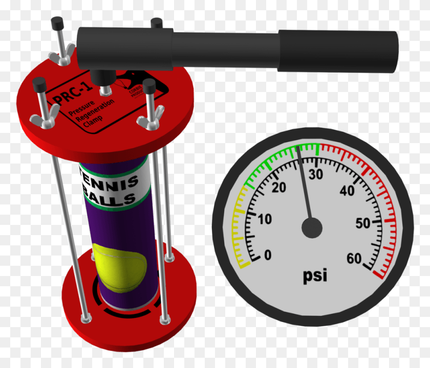 975x825 The Unique Design Of The Prc 1 Allows For Quick Attachment Tennis Ball Pressure, Clock Tower, Tower, Architecture HD PNG Download