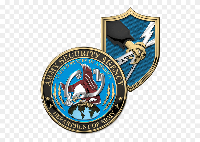 505x538 The United States Army Security Agency Was The United Military, Symbol, Logo, Trademark HD PNG Download