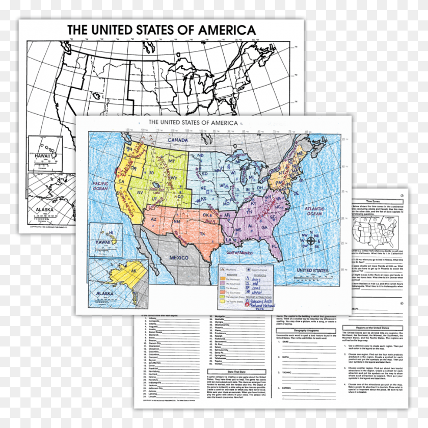 900x900 The United States Map Activity Posters Image Map, Plot, Vegetation, Plant HD PNG Download