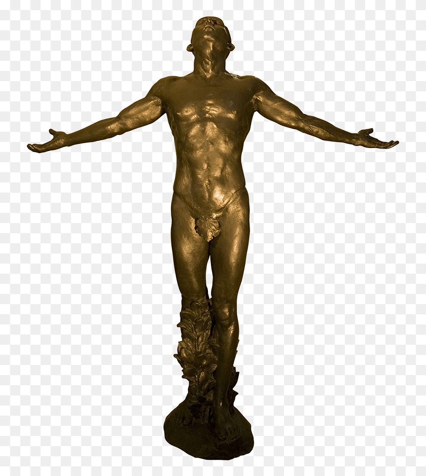 737x879 The University Of The Philippines University Of The Philippines Statue, Bronze, Cross, Symbol HD PNG Download