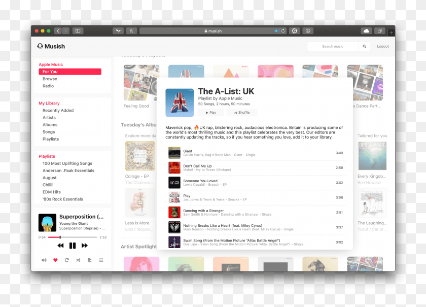 2655x1857 The Unofficial Open Source Apple Music Web Player Operating System, Computer, Electronics, Menu HD PNG Download