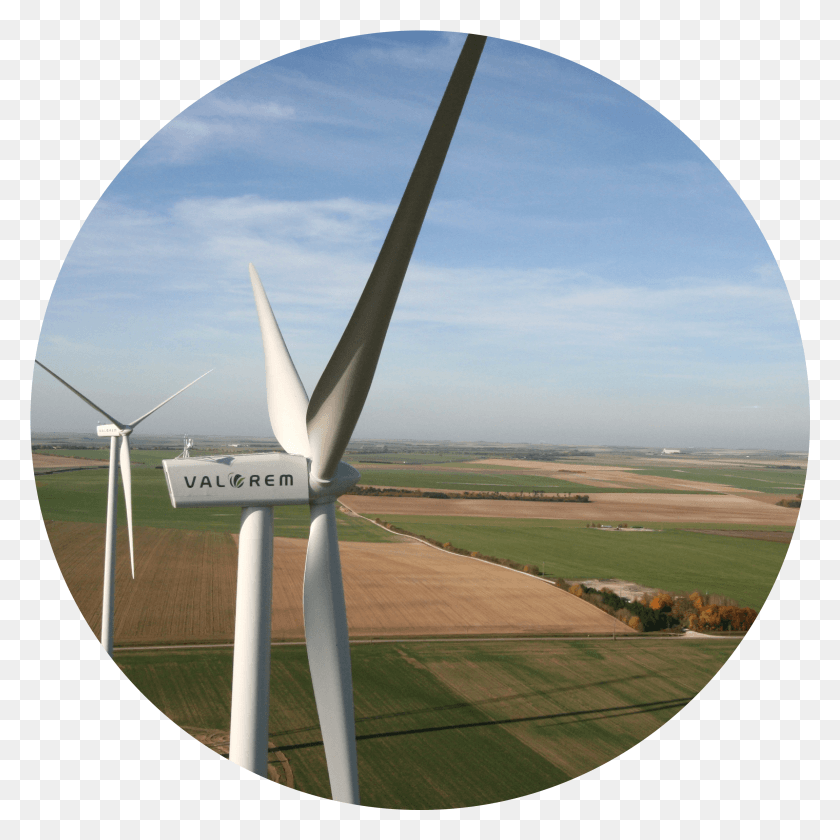 2927x2927 The Valorem Group Is An Integrated Green Energy Operator Wind Turbine HD PNG Download