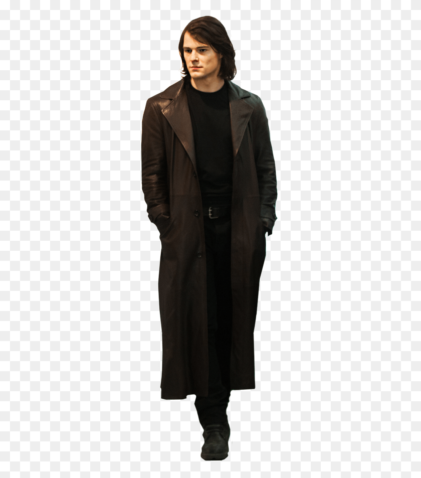 279x893 The Vampire Academy Blood Sisters Images Dimitri Official Vampire Academy Dimitri Drawing, Clothing, Apparel, Overcoat HD PNG Download