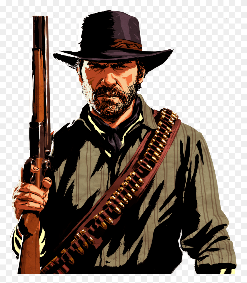 1831x2122 The Van Der Linde Red Dead Redemption 2, Person, Human, Weapon HD PNG Download