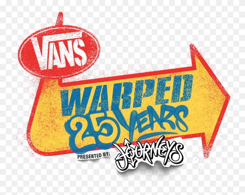 991x775 The Vans Warped Tour Prepares For A 25th Anniversary Warped Tour 25 Logo, Advertisement, Poster, Flyer HD PNG Download