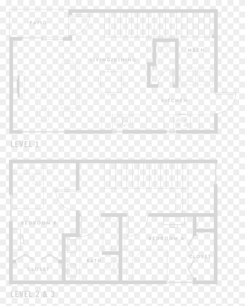 912x1156 The Vaughn Floor Plan, Floor Plan, Diagram, Plot HD PNG Download