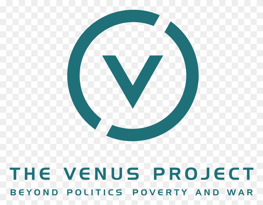 1271x971 The Venus Project Logo And Wordmark Support The Venus Project, Symbol, Trademark, Text HD PNG Download