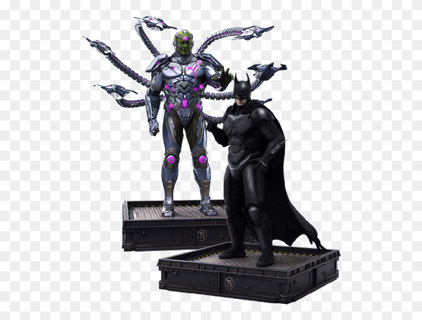 518x577 The Versus Collection Statues 2 Pack Injustice 2 Versus Collection, Person, Human, Statue HD PNG Download