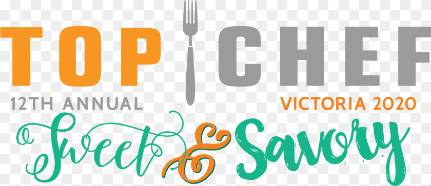 2229x962 The Vine School Top Chef, Cutlery, Fork, Text PNG
