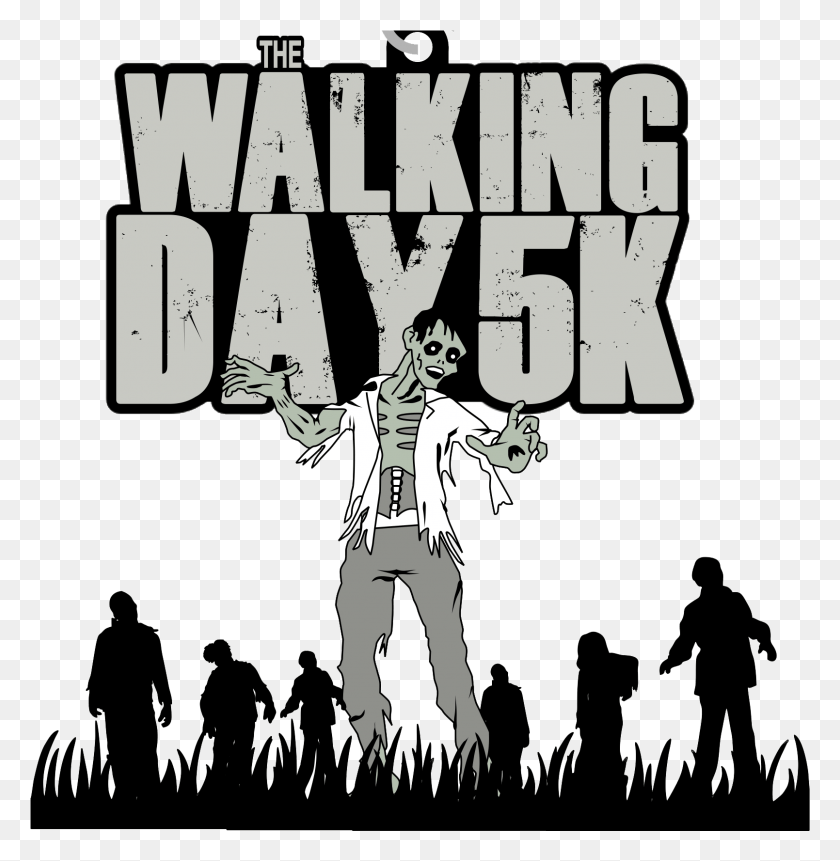 1609x1653 The Walking Day 5K Illustration, Call Of Duty, Афиша, Реклама Hd Png Скачать
