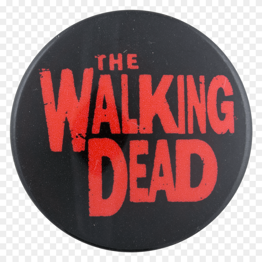950x950 Descargar Png El Botón De Entretenimiento Walking Dead Museo Walking Dead Botón, Logotipo, Símbolo, Marca Registrada Hd Png