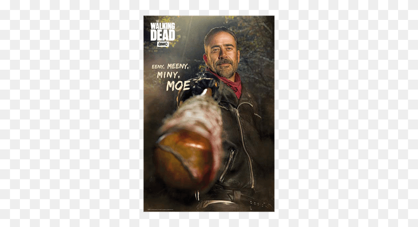 265x396 The Walking Dead Negan The Walking Dead, Poster, Advertisement, Person HD PNG Download