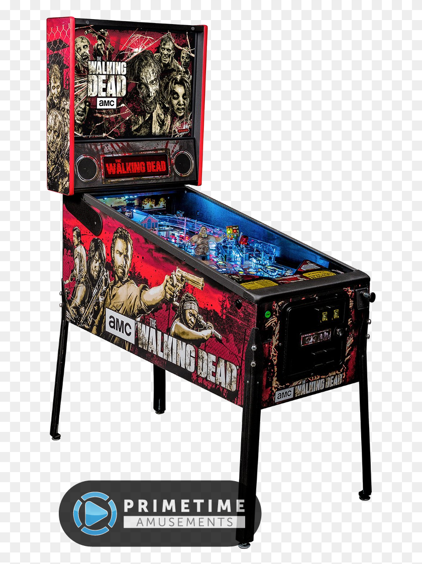 658x1063 The Walking Dead Pinball By Stern Pinball Pro Model Stern Pinballs, Arcade Game Machine HD PNG Download