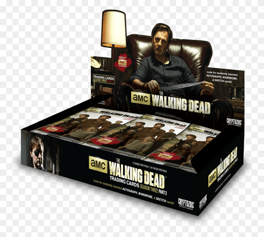 1454x1297 The Walking Dead Trading Cards Season 3 Part Walking Dead Card Game, Person, Human, Arcade Game Machine HD PNG Download