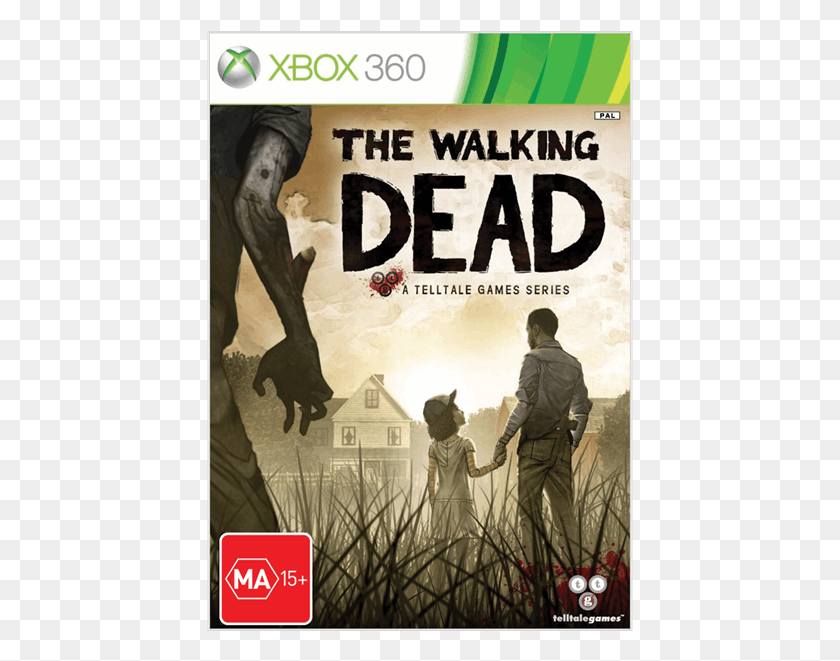 427x601 Ходячие Мертвецы Ходячие Мертвецы Сезон 1 Обложка Для Xbox 360, Человек, Человек, Плакат Hd Png Скачать