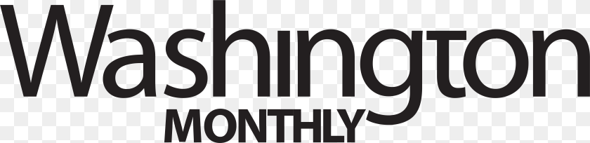 10191x2480 The Washington Monthly Washington Monthly Logo Text Transparent PNG