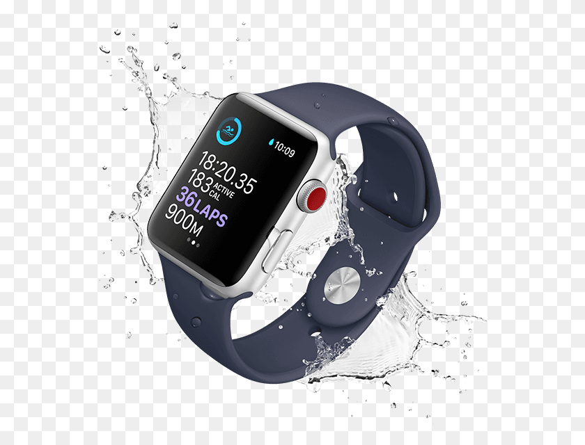 558x580 The Waterproof Iwatch For Your Waypoint Vacation Co Op Apple Watch Series 3 Gps 42m Space Grey Aluminium Case, Helmet, Clothing, Apparel HD PNG Download
