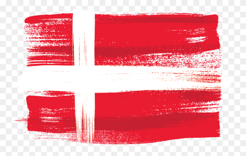 750x474 Мазок Кистью Волна Флаг Дании, Символ, Американский Флаг Hd Png Скачать