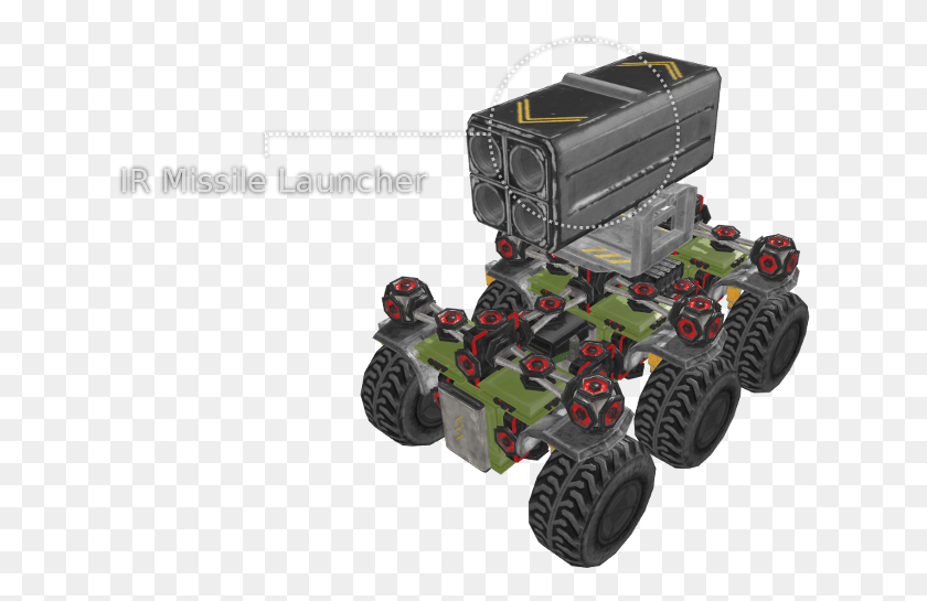 629x485 The Weapon Carries Several Large Missiles Capable Of Armored Car, Toy, Machine, Engine HD PNG Download