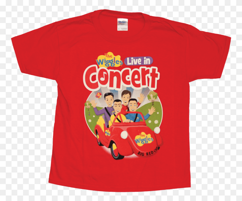 767x639 The Wiggles Live In Concert Youth T Shirt Front Connor39s Cure Shirt, Clothing, Apparel, T-shirt HD PNG Download