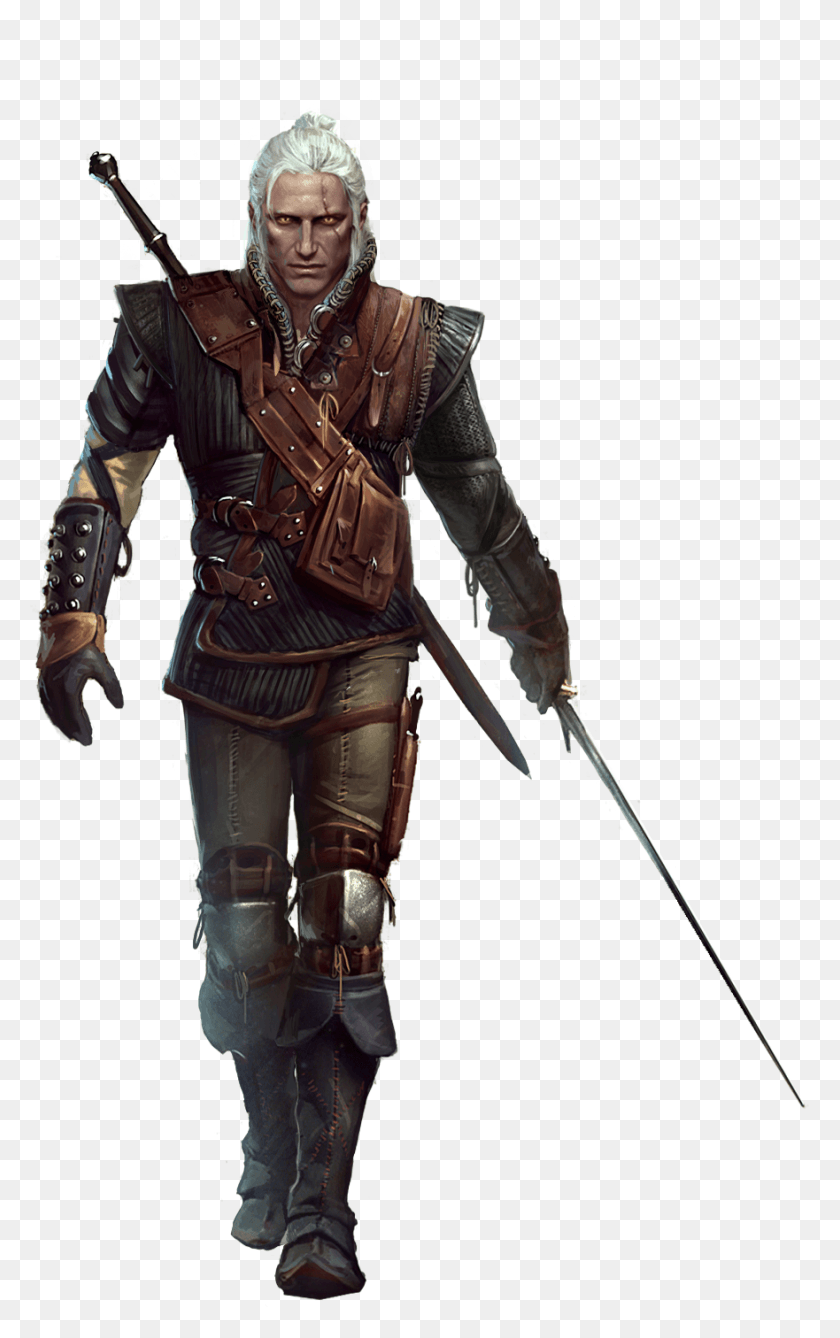 881x1444 The Witcher 3 Geralt, Person, Human, Armor HD PNG Download