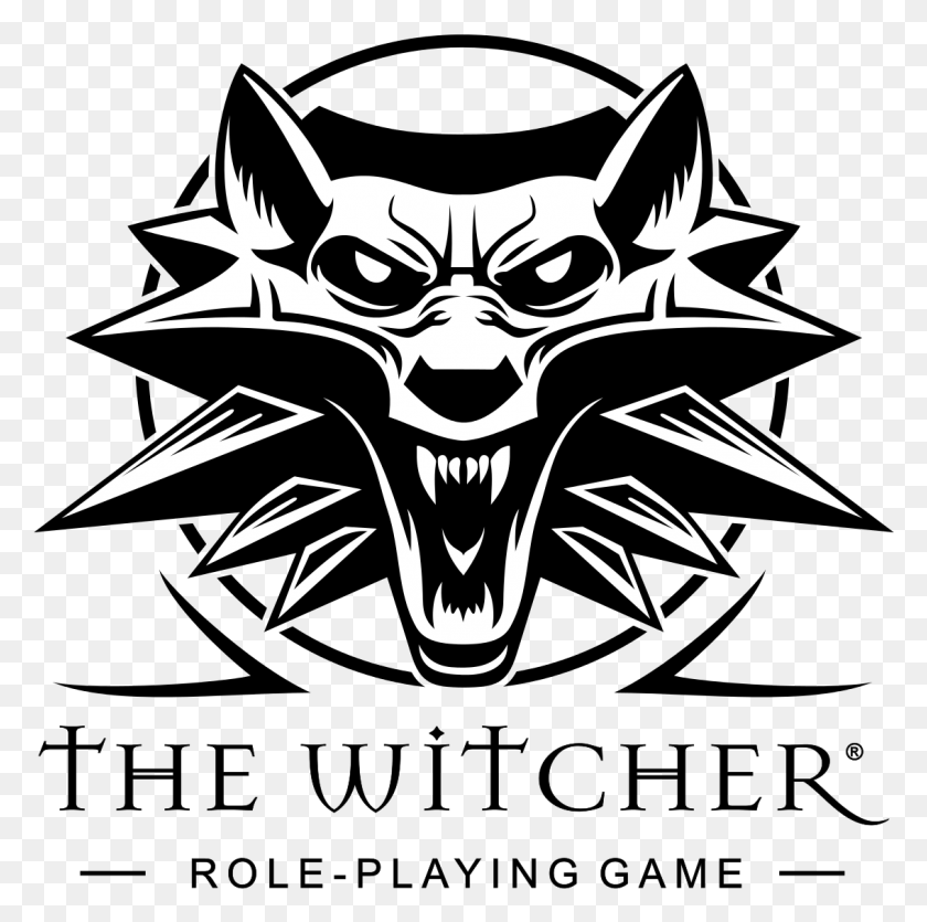 1133x1126 The Witcher Logo The Witcher, Stencil, Symbol, Emblem HD PNG Download