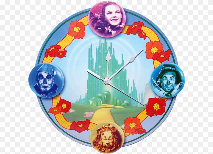 622x606 The Wizard Of Oz, Clock, Face, Person, Head Sticker PNG