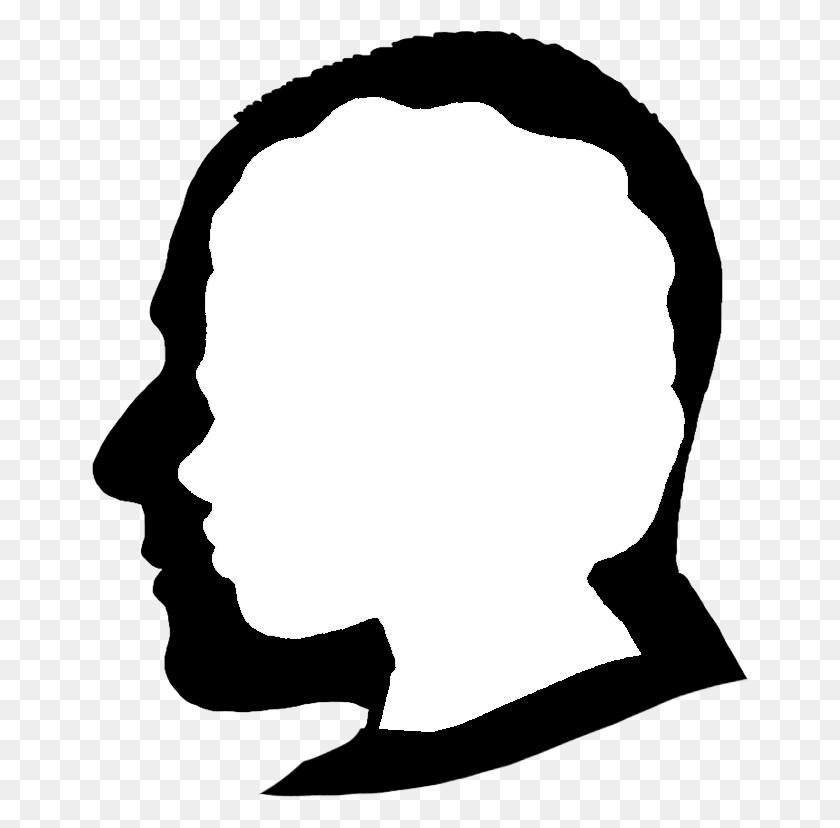 658x768 The Woman In The Man39s Head Head Silhouette, Person, Human HD PNG Download