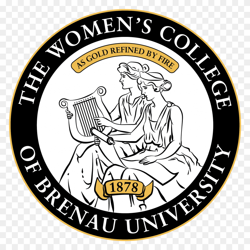 1743x1743 Иллюстрация Печати Колледжа Женщин Бренау, Логотип, Символ, Товарный Знак Hd Png Скачать