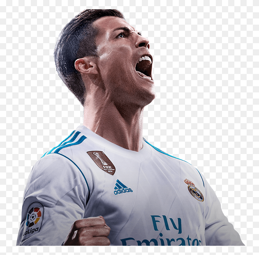 768x768 The World39s Game Ronaldo Fifa 18, Clothing, Apparel, Person HD PNG Download