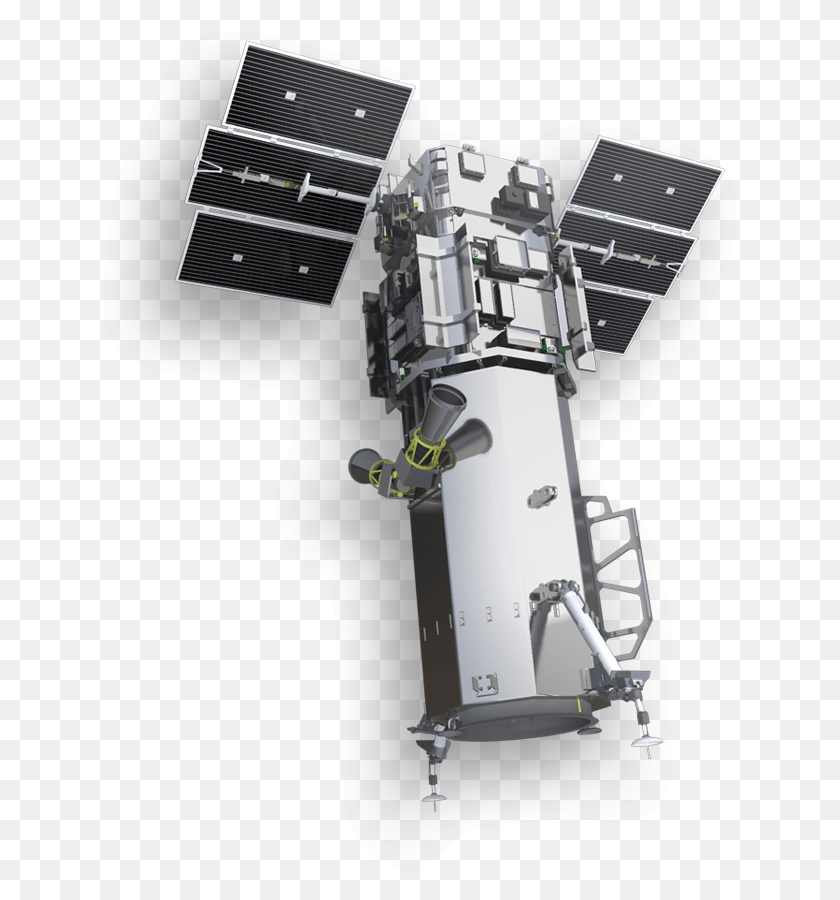 635x840 The Worldview 3 Satellite Digitalglobe Worldview, Robot, Telescope, Space Station HD PNG Download