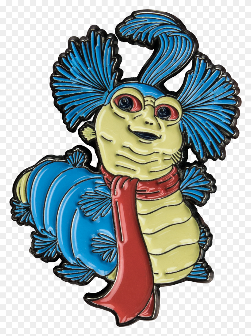 841x1150 The Worm Enamel Pin Labyrinth Worm, Person, Human, Face HD PNG Download