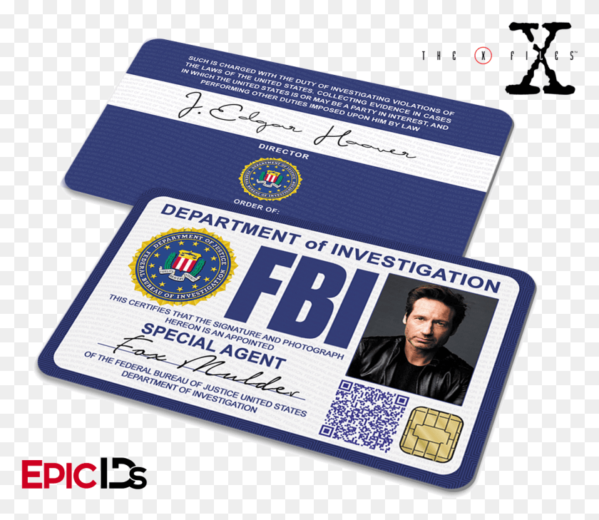1112x954 The X Files Inspired Fox Mulder Fbi Special Agent Id X Files, Text, Person, Human HD PNG Download