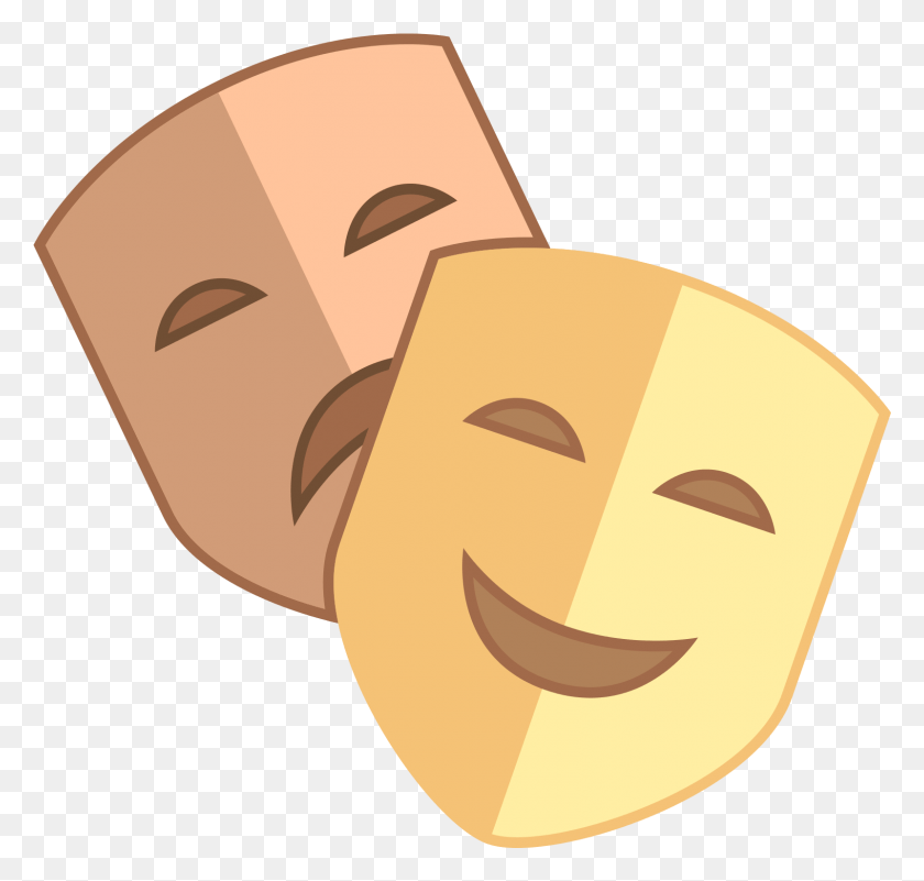 1601x1521 Theater Masks Theatre Mask Icon, Baseball Cap, Cap, Hat HD PNG Download