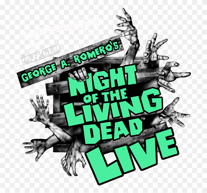 711x721 Theatre Review 39night Of The Living Dead Live39 Is Night Of The Living Dead, Poster, Advertisement, Flyer HD PNG Download