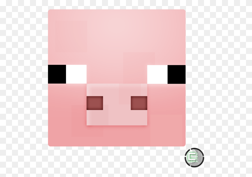 524x531 Thecatlord Minecraft Pig Head, Mailbox, Letterbox HD PNG Download