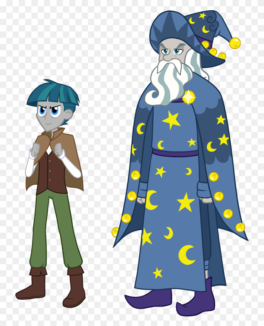 745x977 Thecheeseburger Beard Clothes Cute Duo Equestria Equestria Girls Star Swirl, Clothing, Apparel, Coat HD PNG Download