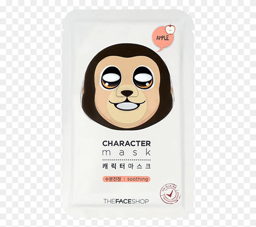 436x684 Thefaceshop Charactermask Monkey Cartoon, Label, Text, Beverage HD PNG Download